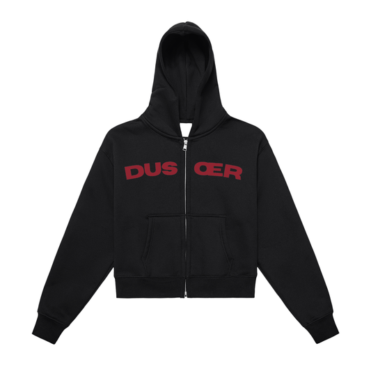 BASIC CROPPED HOODIE
