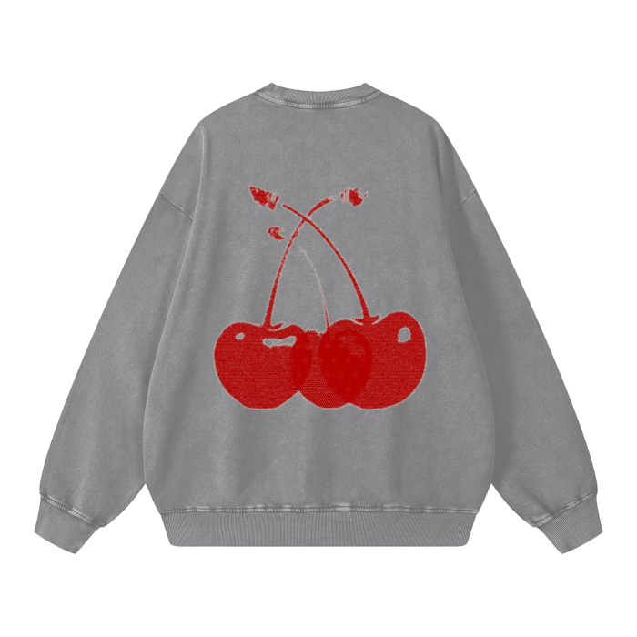 CHERRY CREWNECK